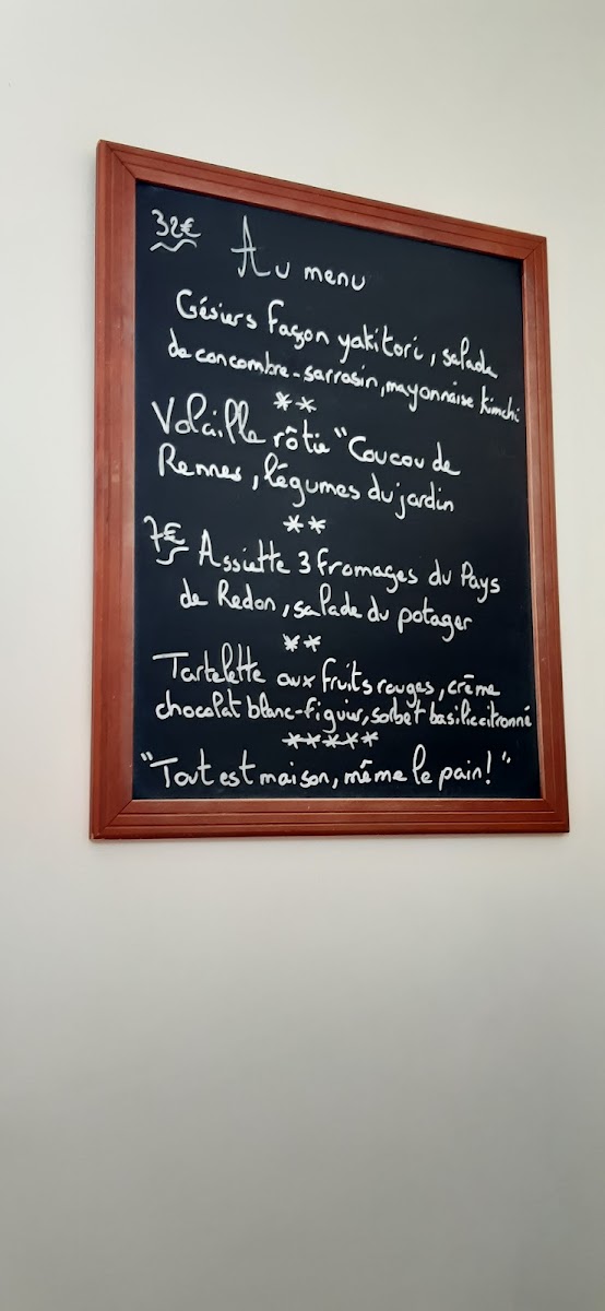 Menu La Morinais - Restaurant À La Ferme, Camping Et Gîte-6