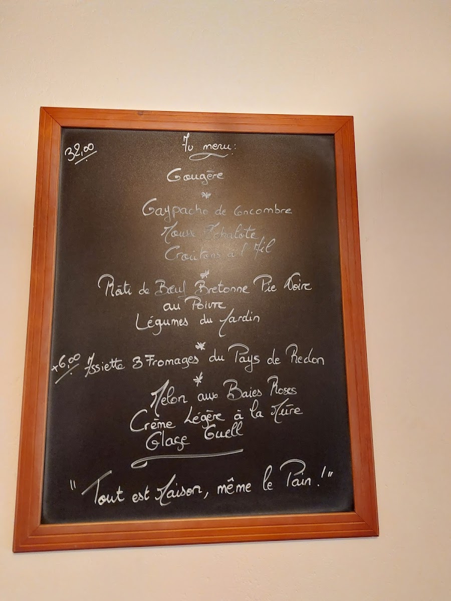 Menu La Morinais - Restaurant À La Ferme, Camping Et Gîte-9